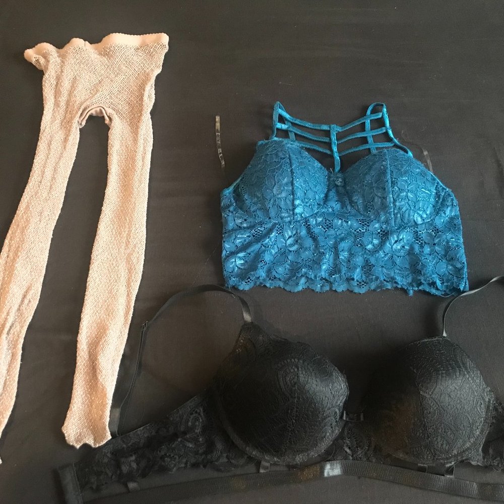 Fishnets and Bras!